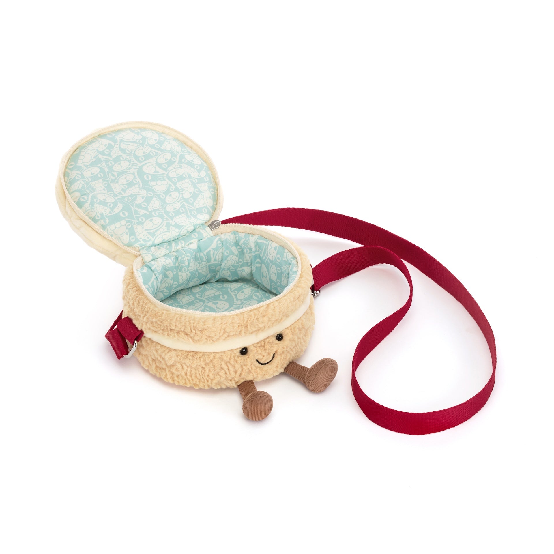 Peluche Jellycat | Sac à bandoulière Gâteau d'anniversaire amusant