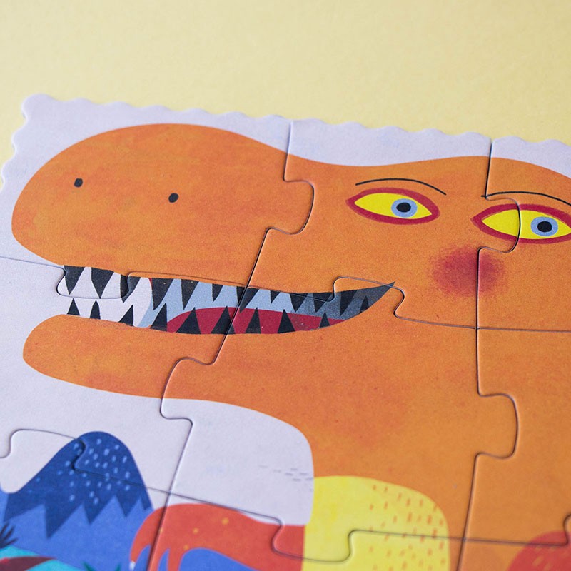 Puzzle de poche cherche & trouve | Mon petit dino | 24 pcs