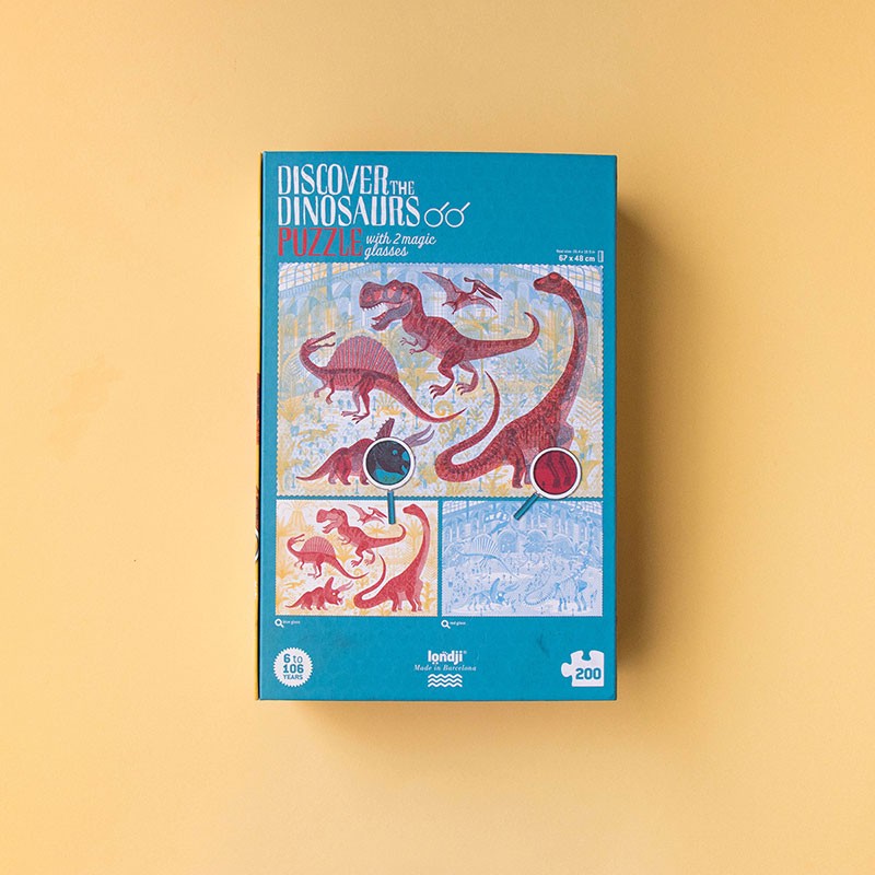Puzzle | Découvres les dinosaures | 200 pcs