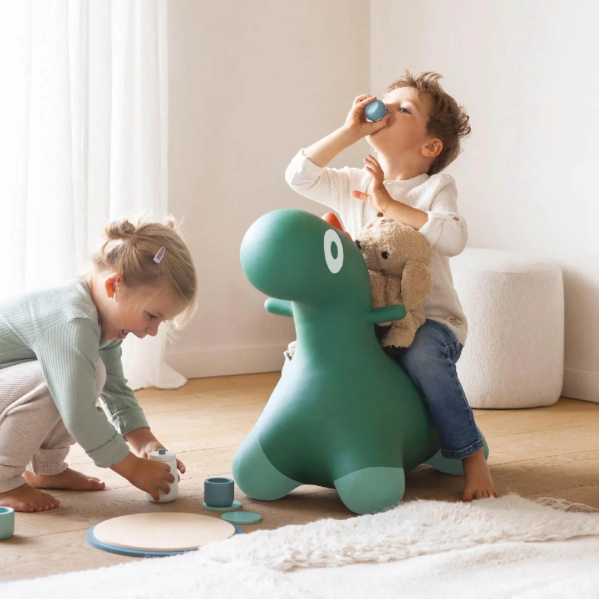 Ballon Sauteur Hoppi | Dino vert