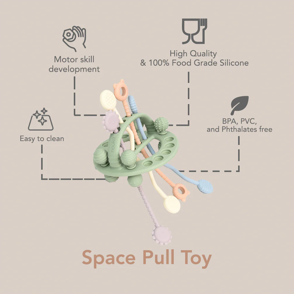 Space Pull Toy | Light Spring