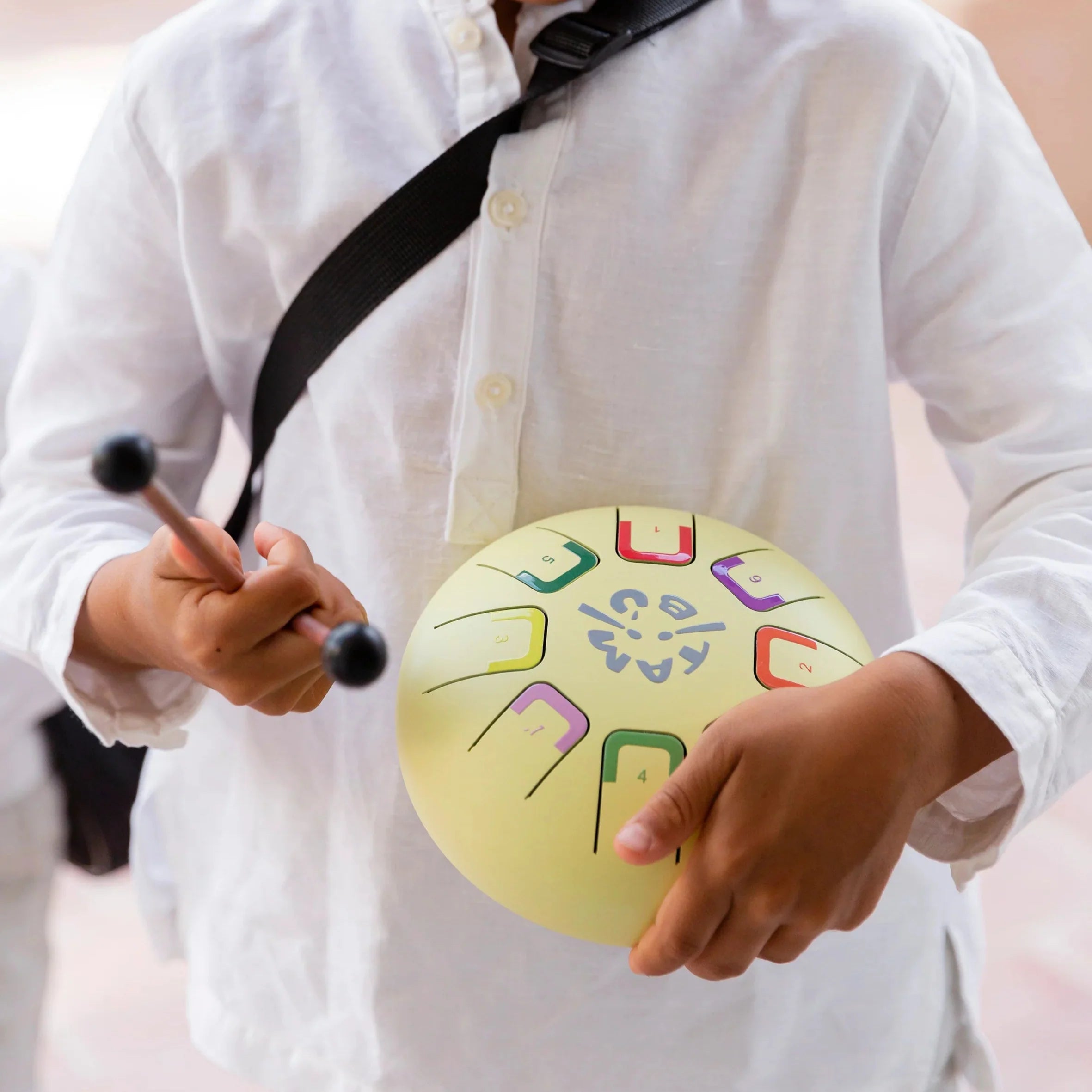 Tambour à languettes | Tambú 6" | Jaune doux