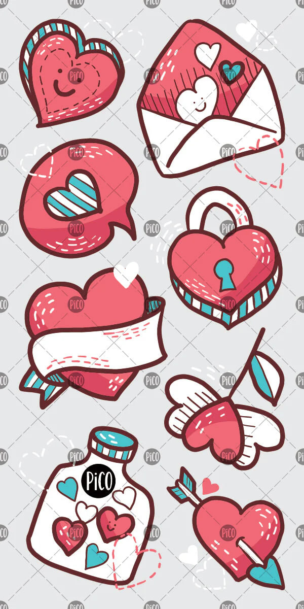Tatouages temporaires | St-Valentin