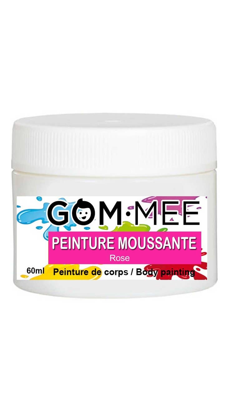 Peinture moussante nettoyante pour le corps | Rose