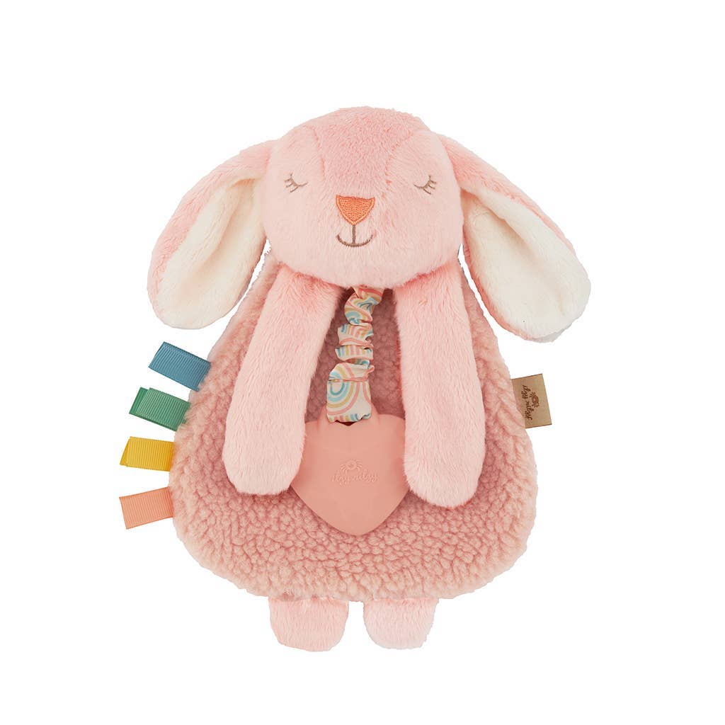 Peluche avec jouet de dentition | Itzy Friends Lovey™ Théo l'Ours