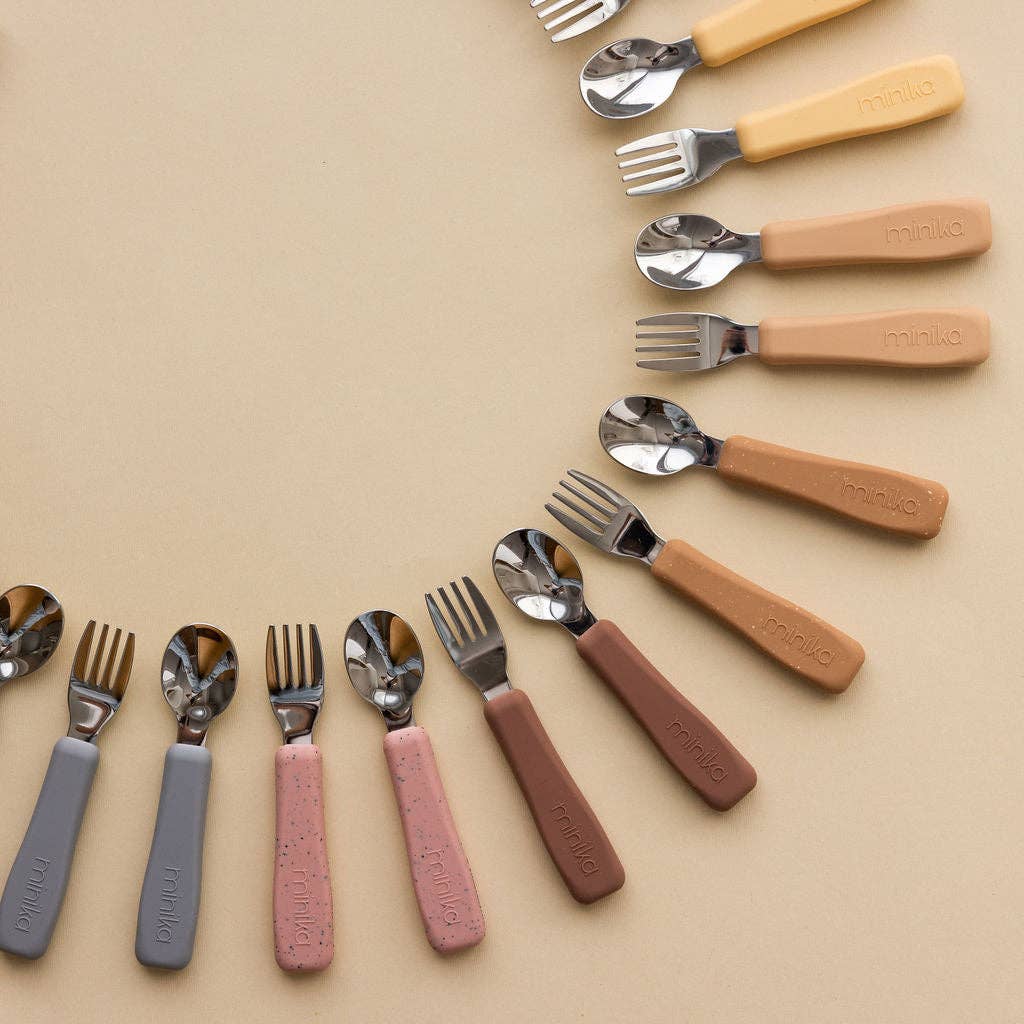 Ensemble fourchette & cuillère | Sauge
