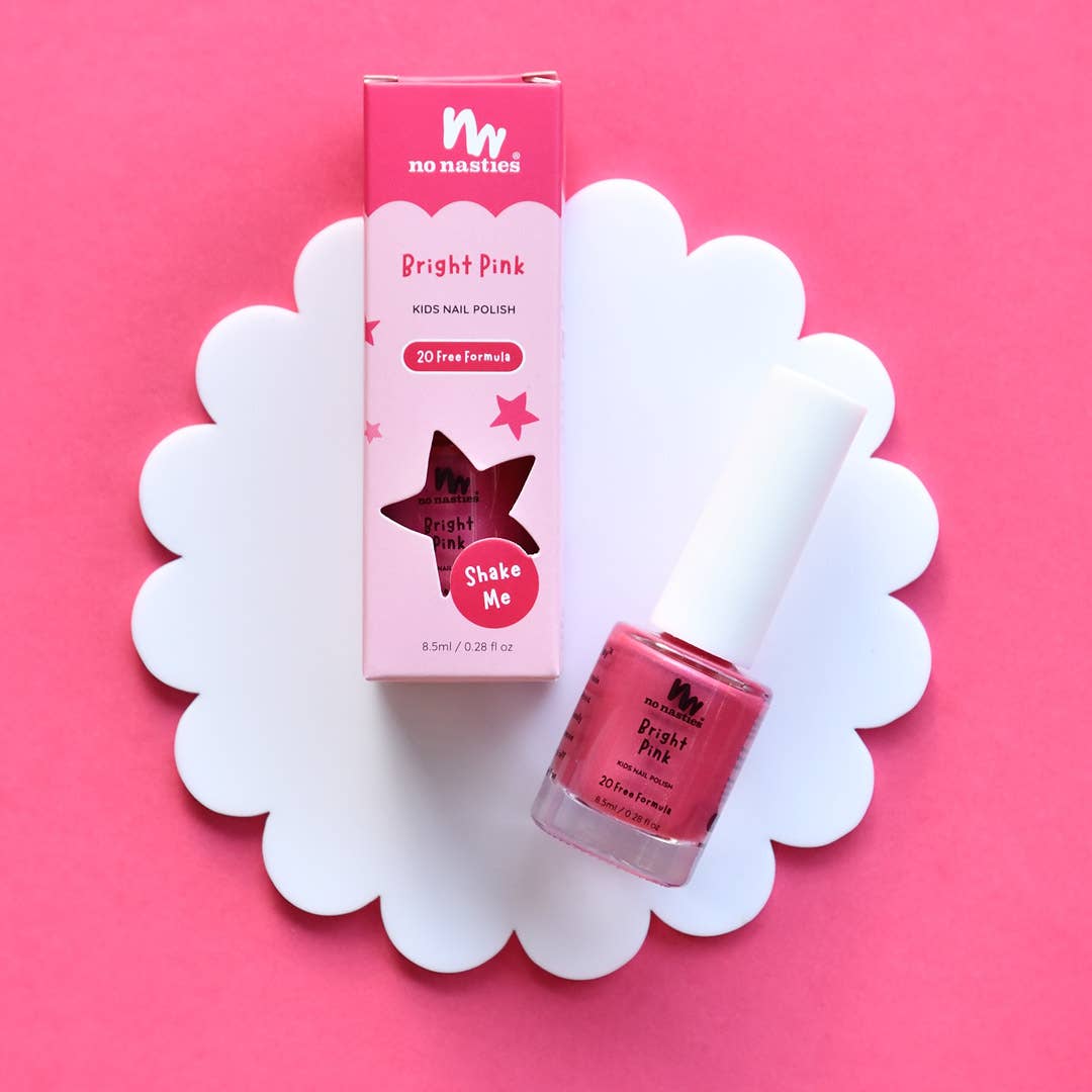 Vernis à ongles rose vif à base d'eau pour enfants - 8,5 ml