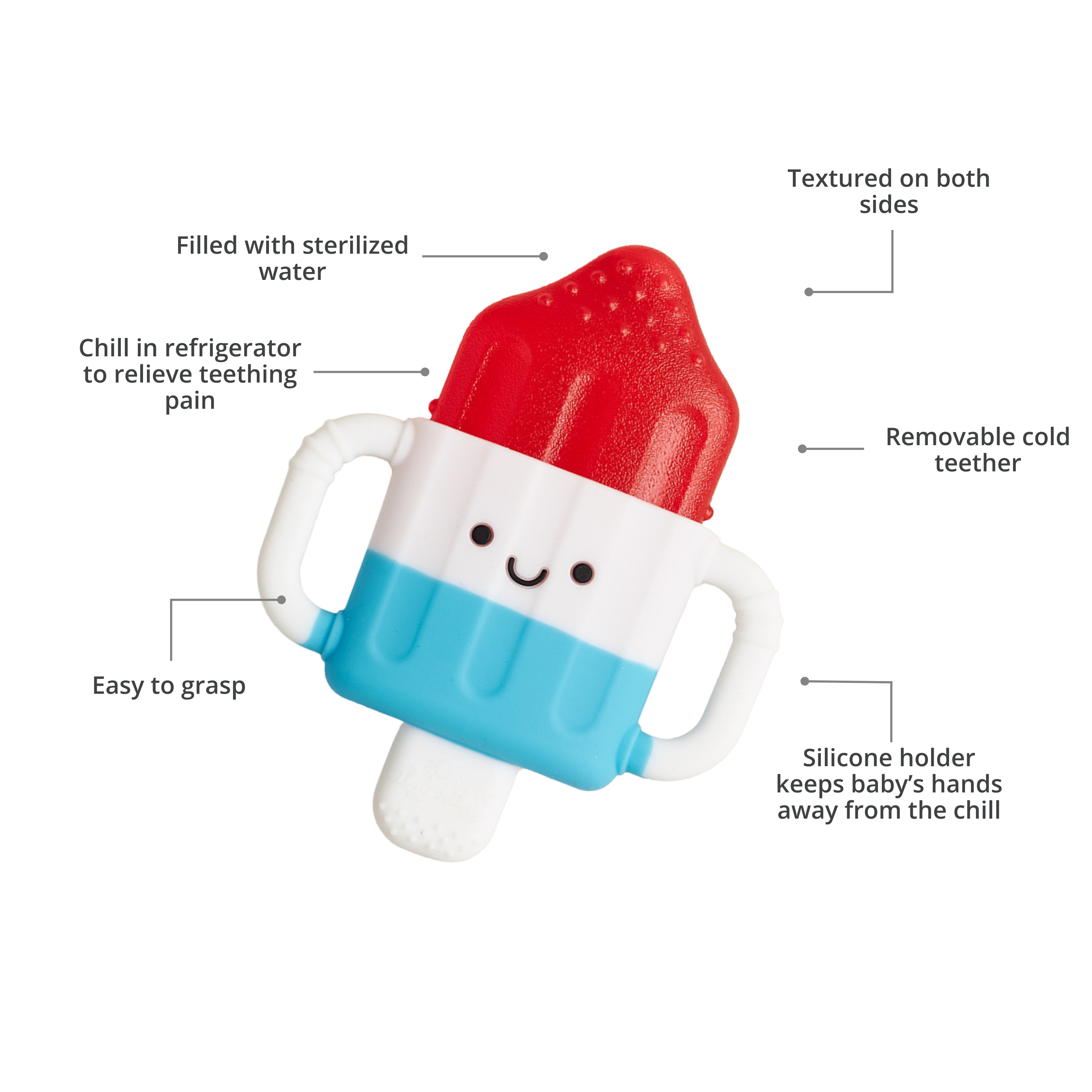 Jouet de dentition | Popsicle Itzy Cool™