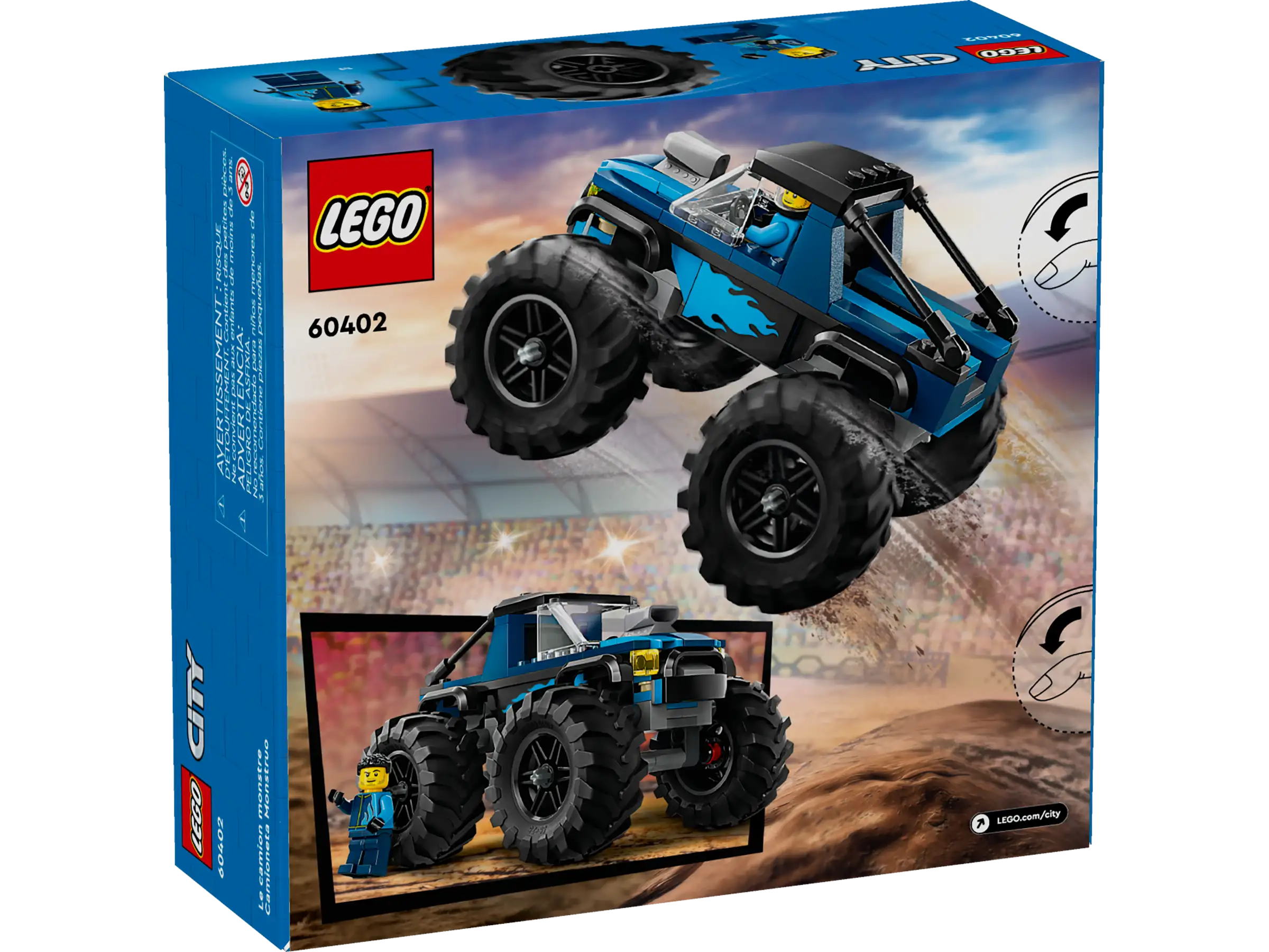 LEGO® city | Camion monstre bleu