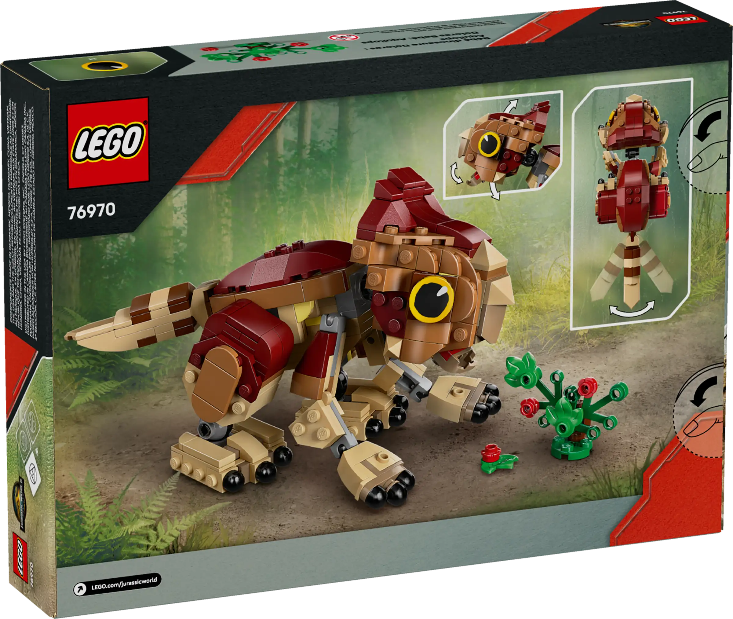 LEGO® Jurassic | Bébé dinosaure Dolores : Aquilops