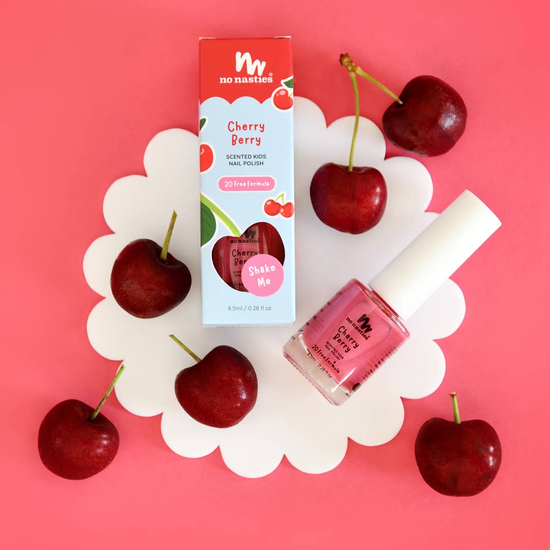 Vernis à ongles à base d'eau | Cerise | Rose vif