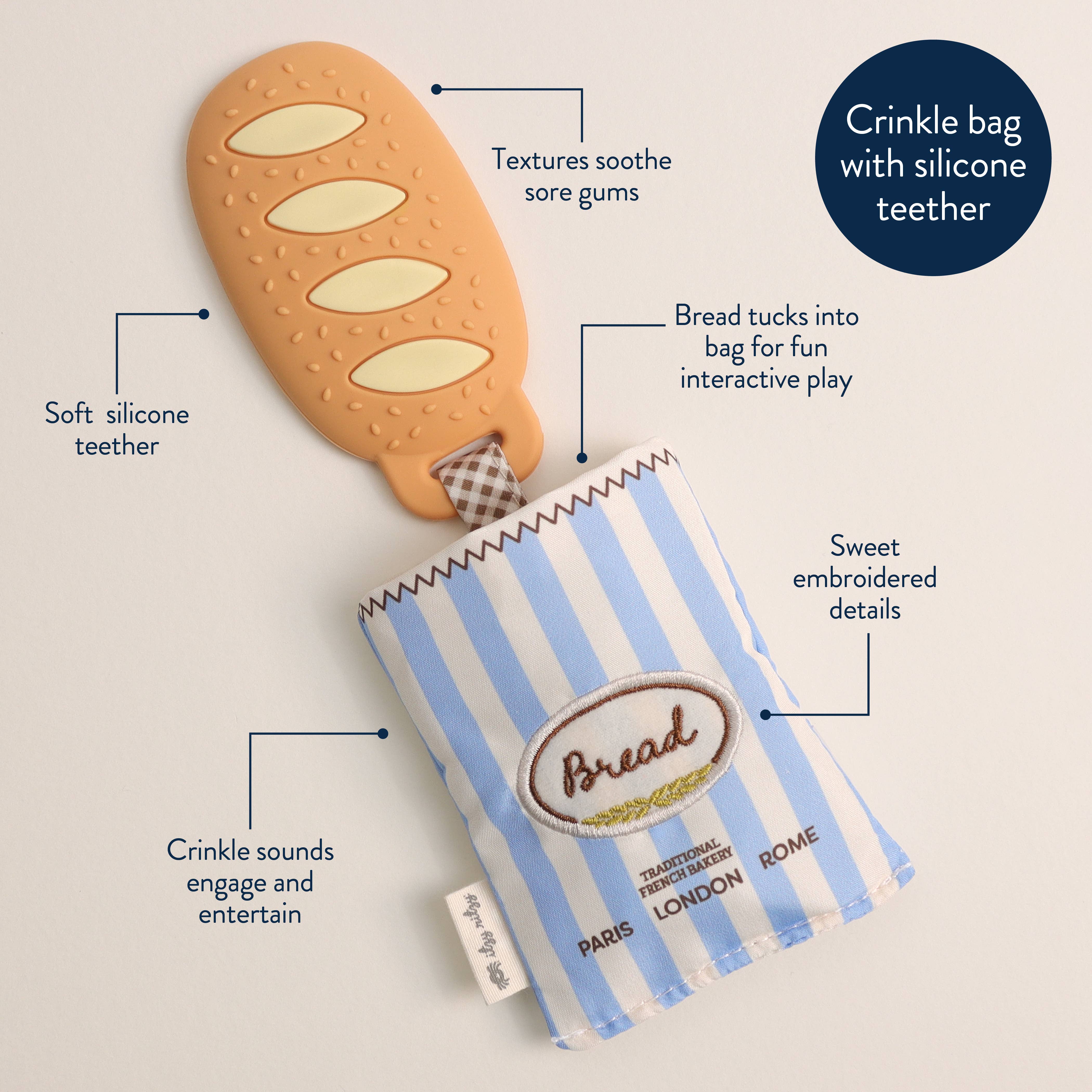 Jouet de dentition | Baguette Teensy Crinkle™