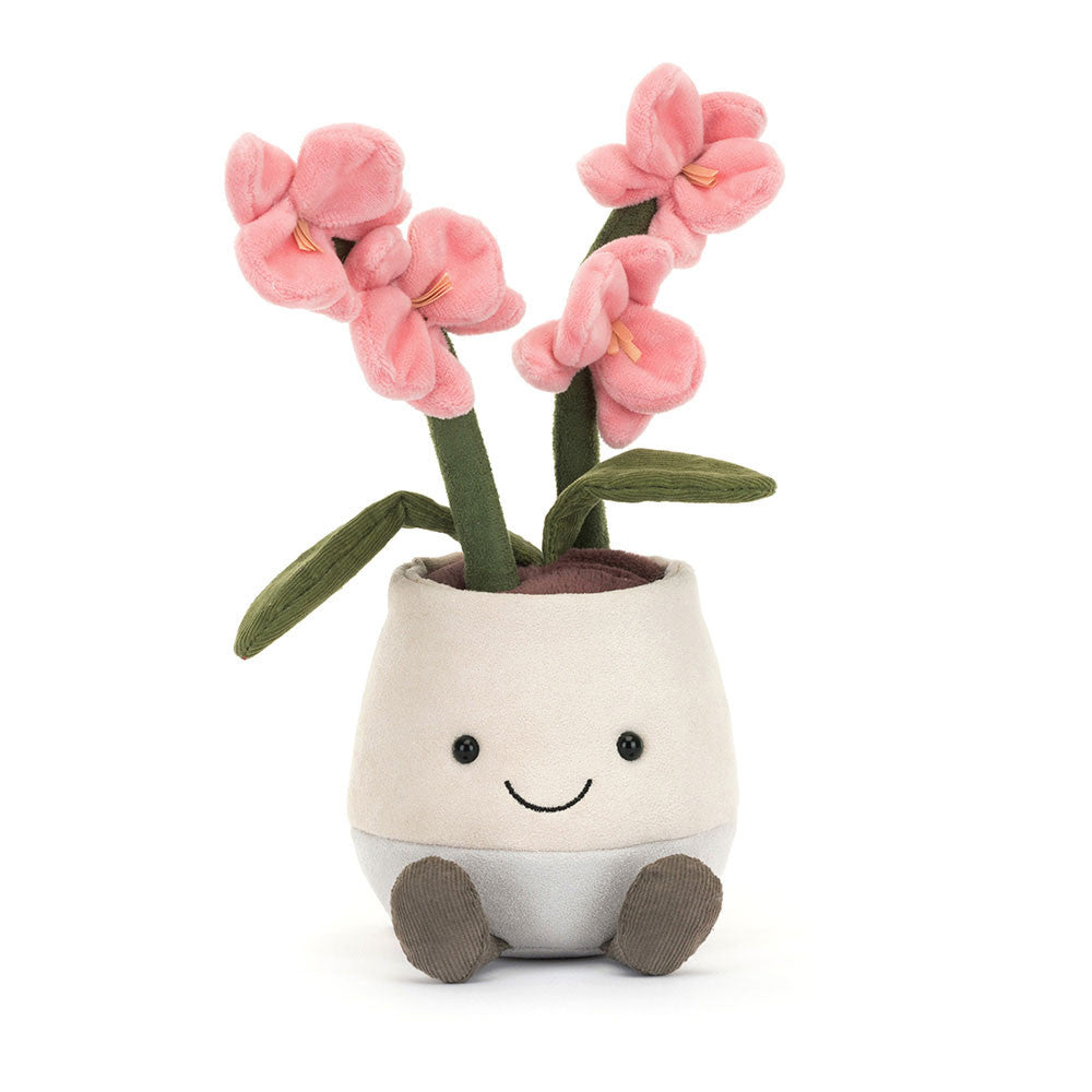 Peluche | Orchidée rose amusante