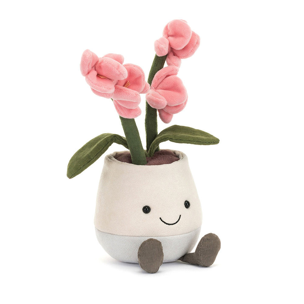 Peluche | Orchidée rose amusante