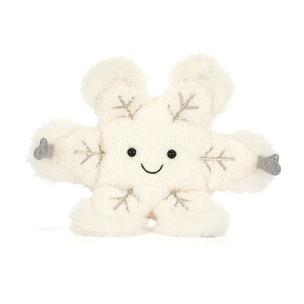 Peluche Jellycat |  Flocon de neige amusant