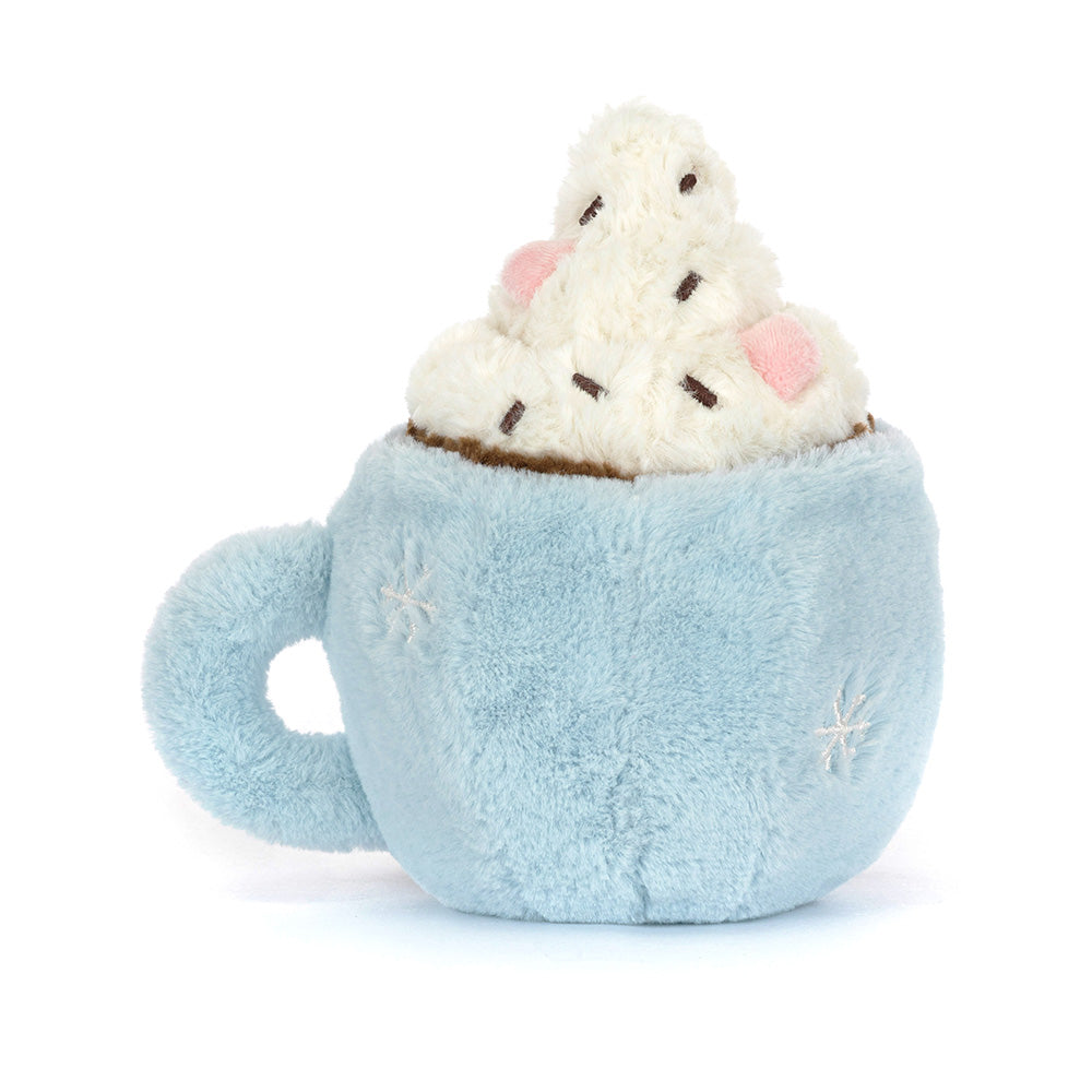 Peluche Jellycat | Chocolat chaud amusant avec guimauves