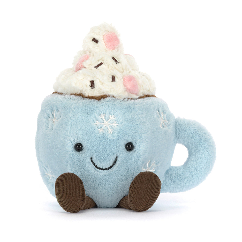 Peluche Jellycat | Chocolat chaud amusant avec guimauves