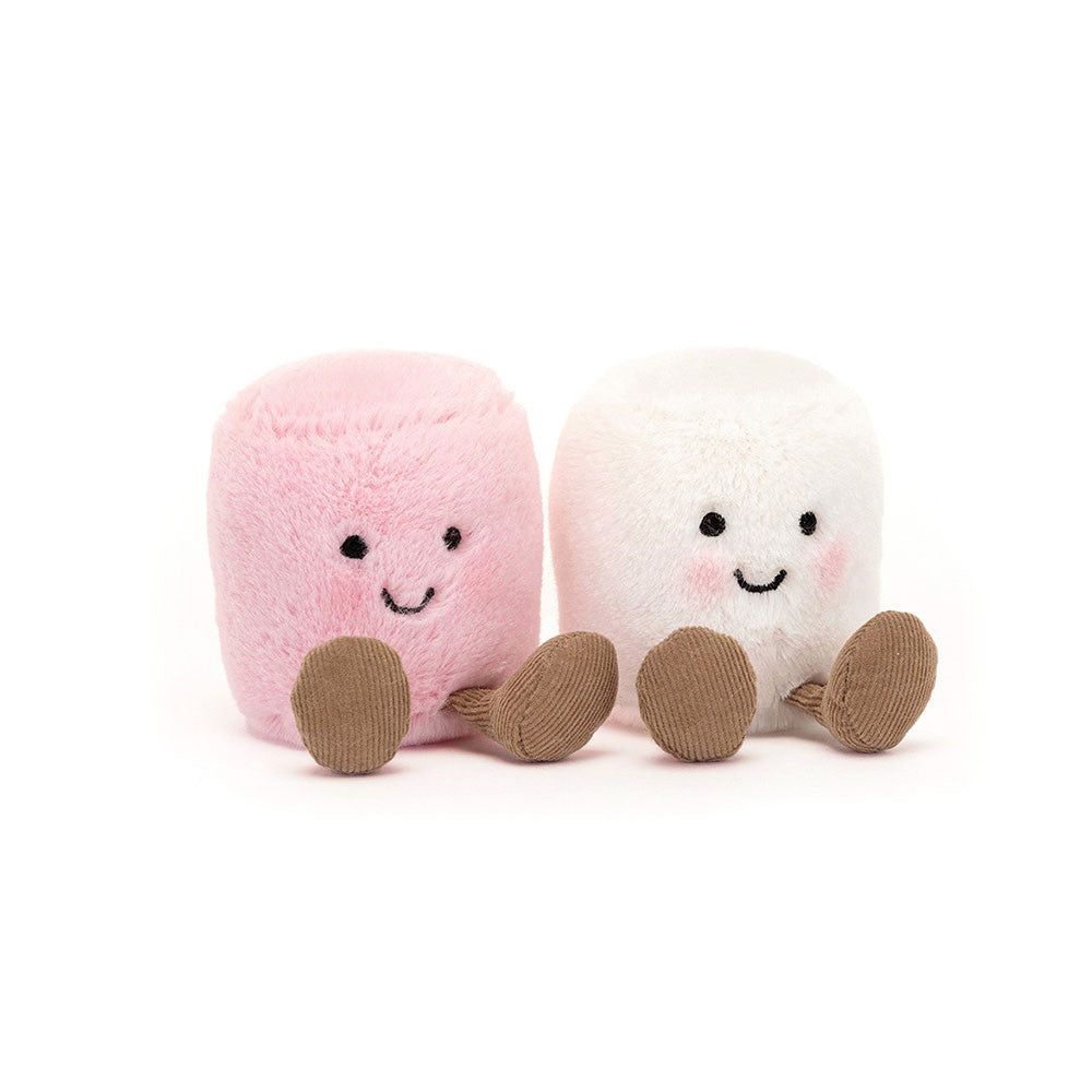 Peluche Jellycat | Guimauves Roses et Blanches amusantes