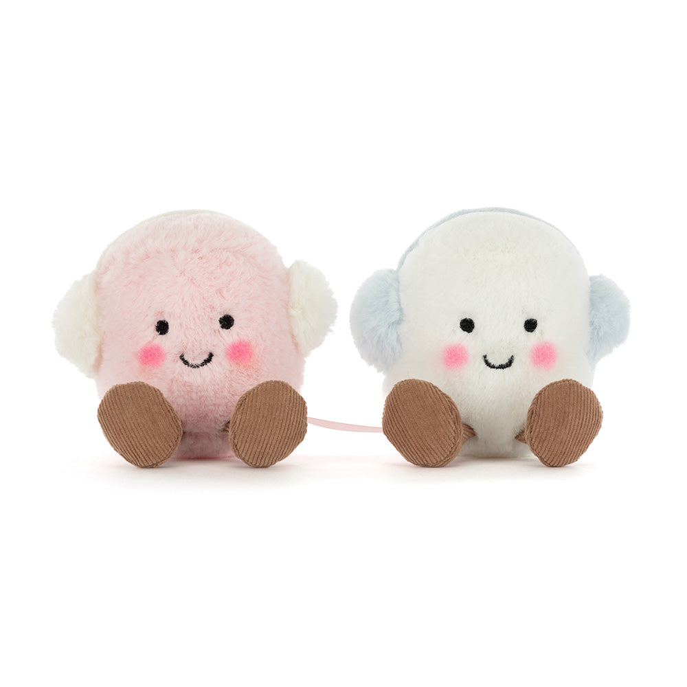 Peluche Jellycat | Guimauves Roses et Blanches Grillées amusantes