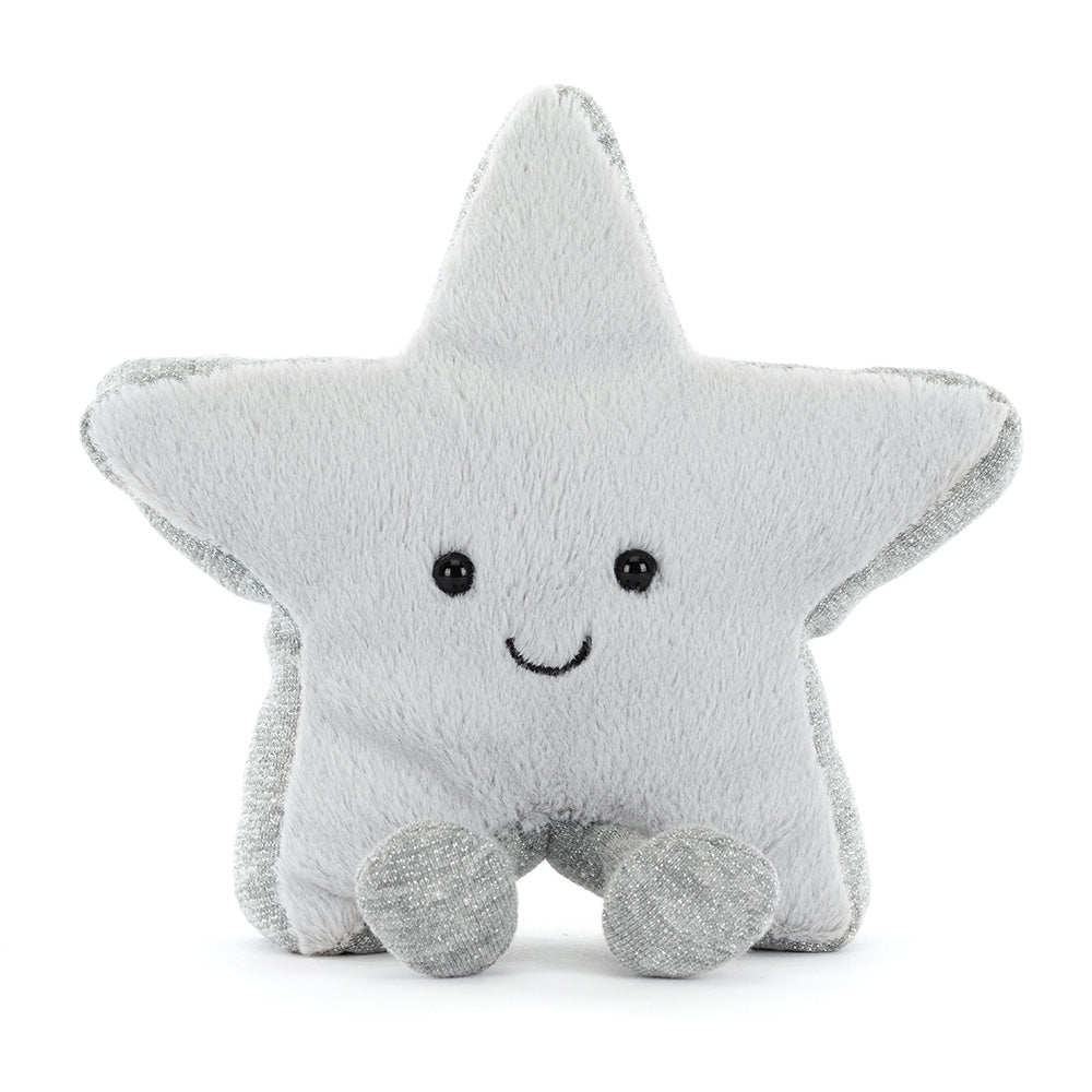 Peluche Jellycat | Étoile argentée amusante