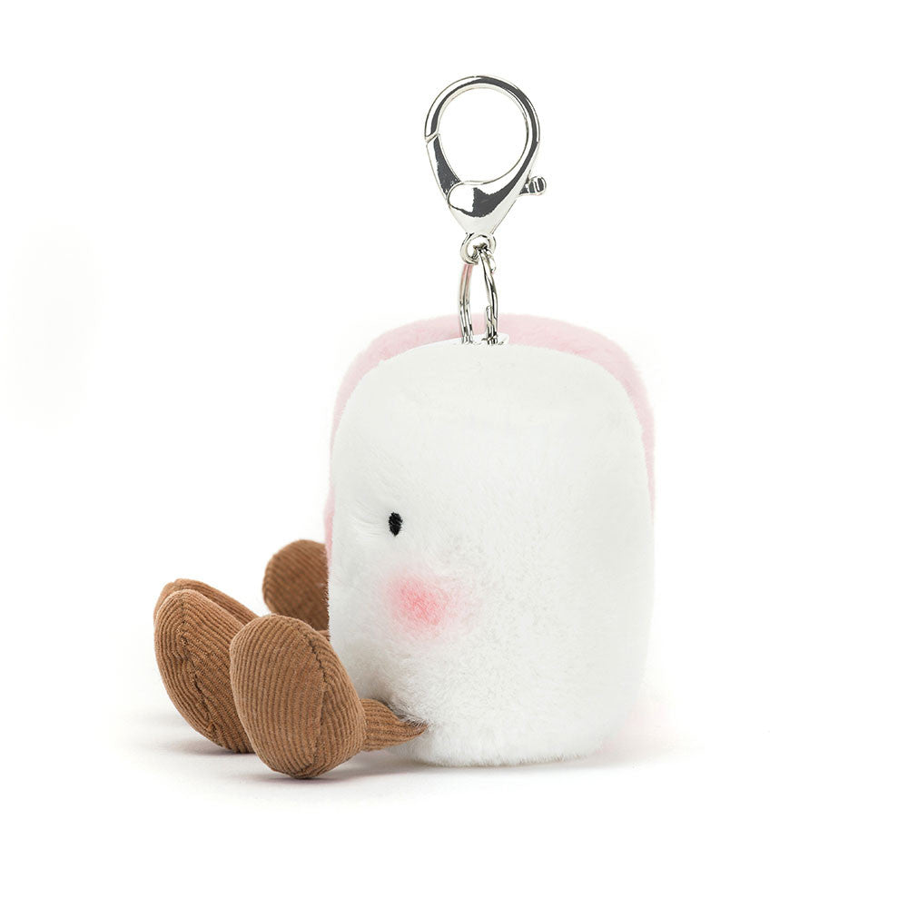 Jellycat bag charm | Amuseables pair of marshmallows