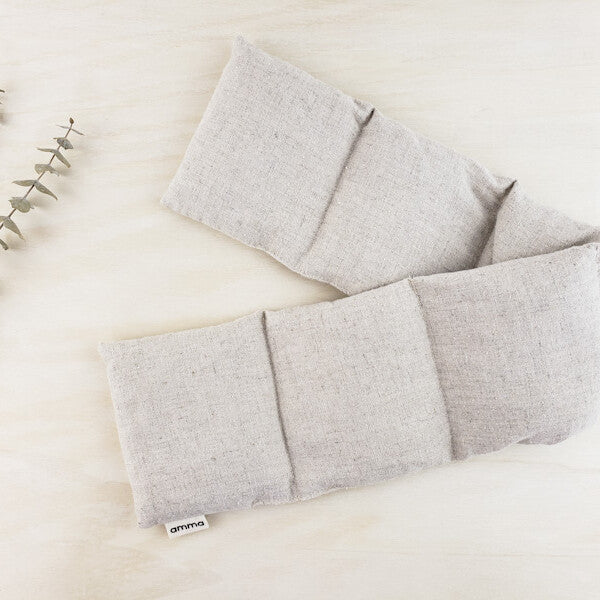 Long coussin enveloppant | Chanvre & coton bio sable