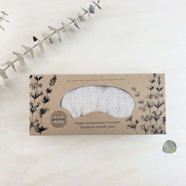 Masque thérapeutique à la lavande | Chanvre & coton bio sable