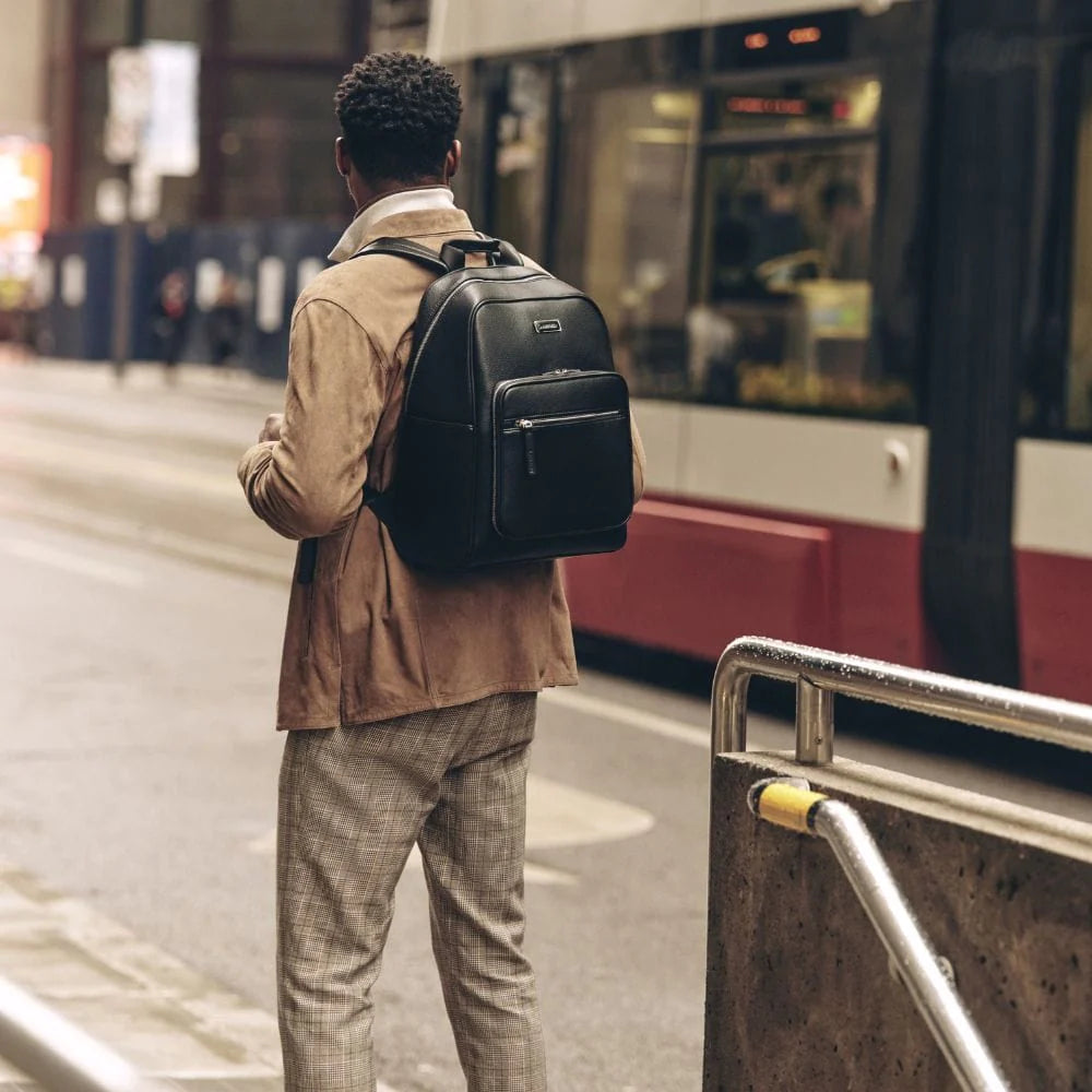 Le blake | Sac à dos en cuir vegan noir