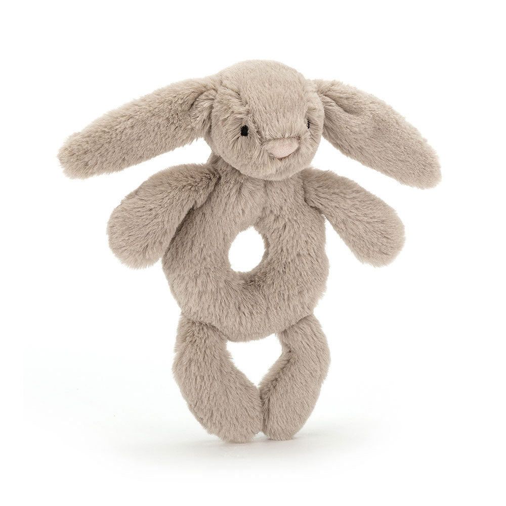 Hochet Jellycat | Lapin bashful beige
