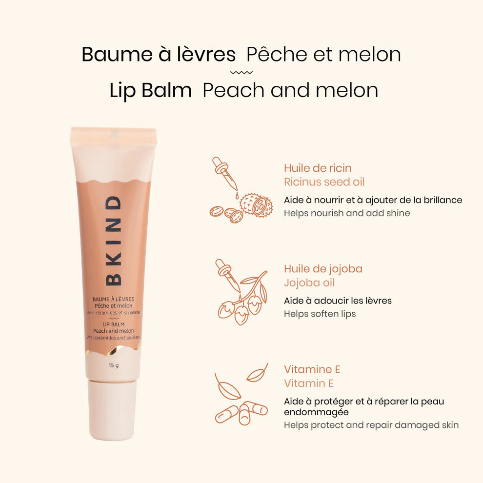 Baume à lèvres | Pêche et melon