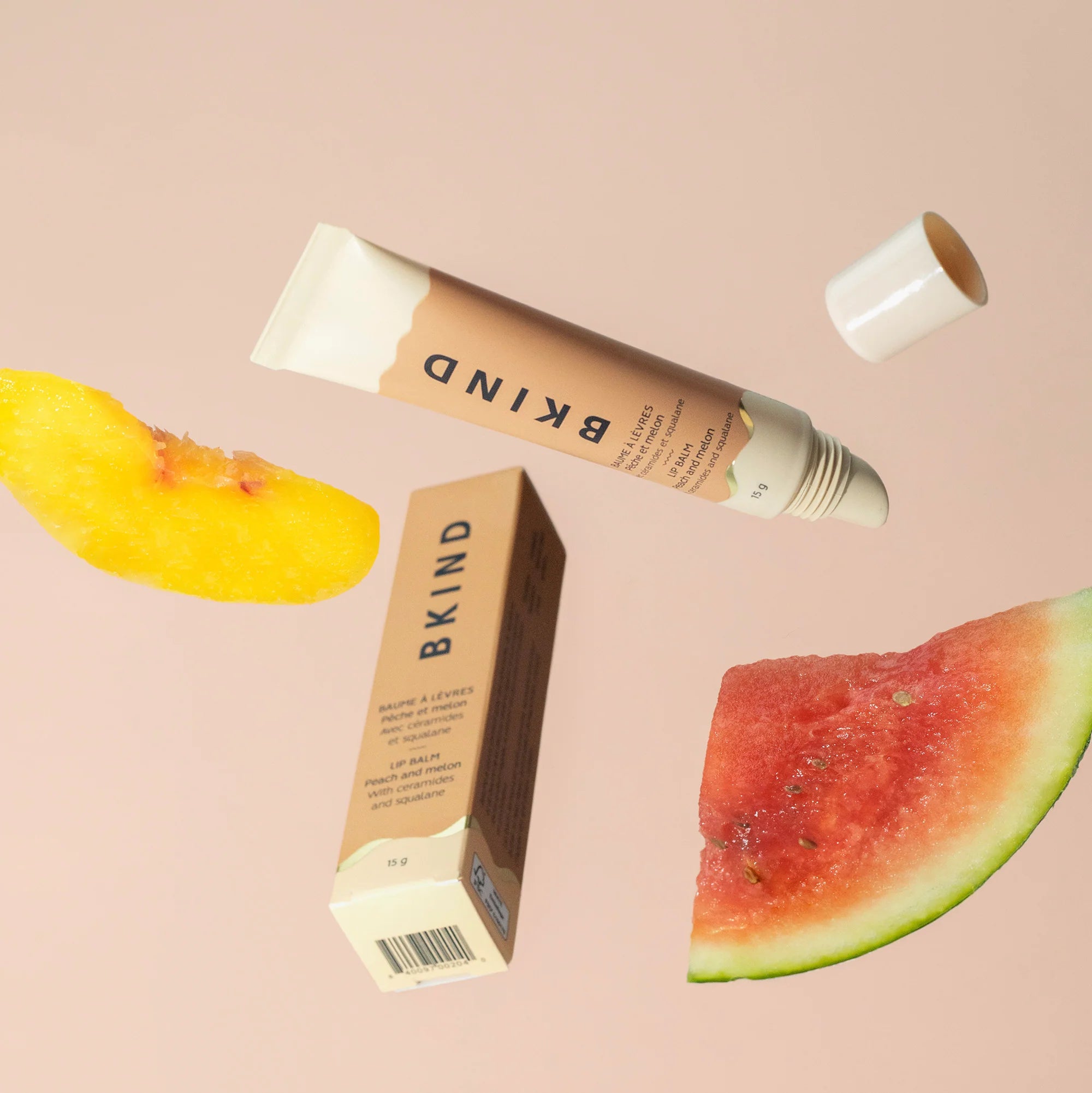 Nourishing Ceramide Lip Balm | Peach and melon