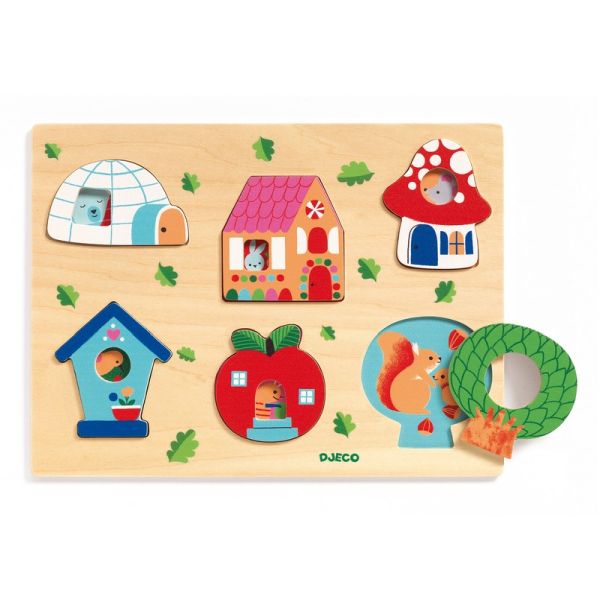 Puzzle en bois | Coucou house