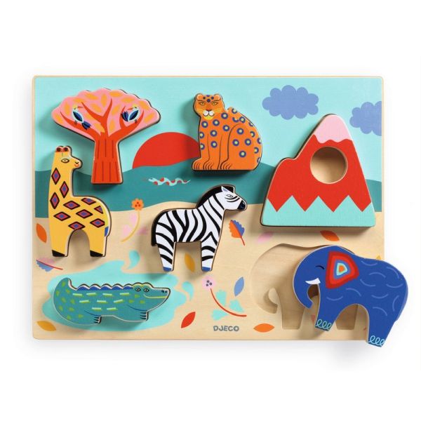 Puzzle en bois | Savana story (7 pcs)