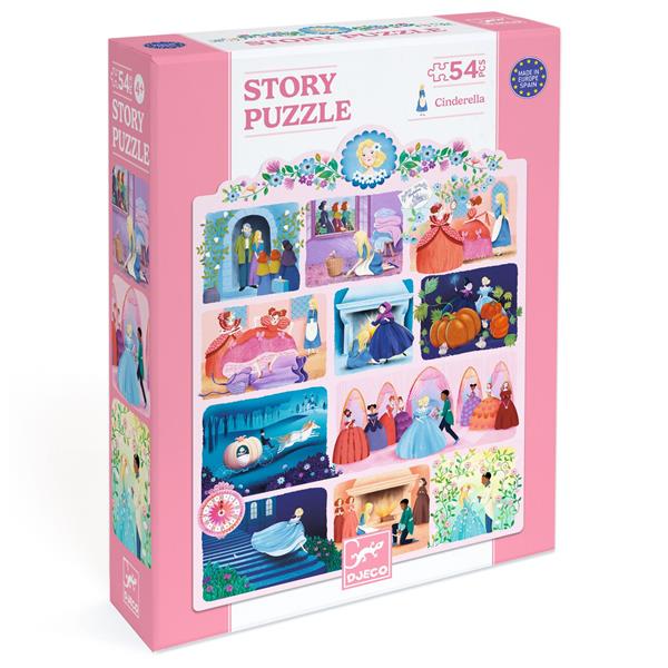 Puzzle histoire | Cendrillon | 54 pcs