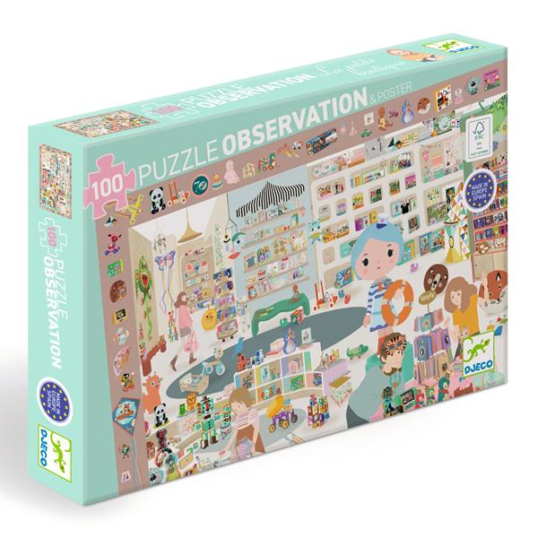 Puzzle observation | La petite boutique | 100 pièces