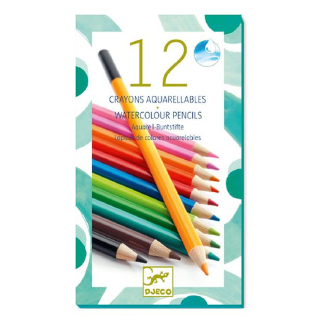 Boîte de 12 | Crayons aquarellables