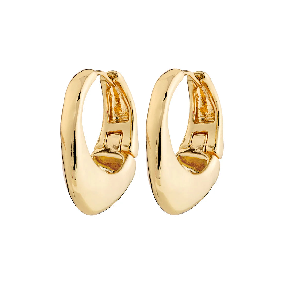 Recycled Chunky Hoop Earrings | Dune