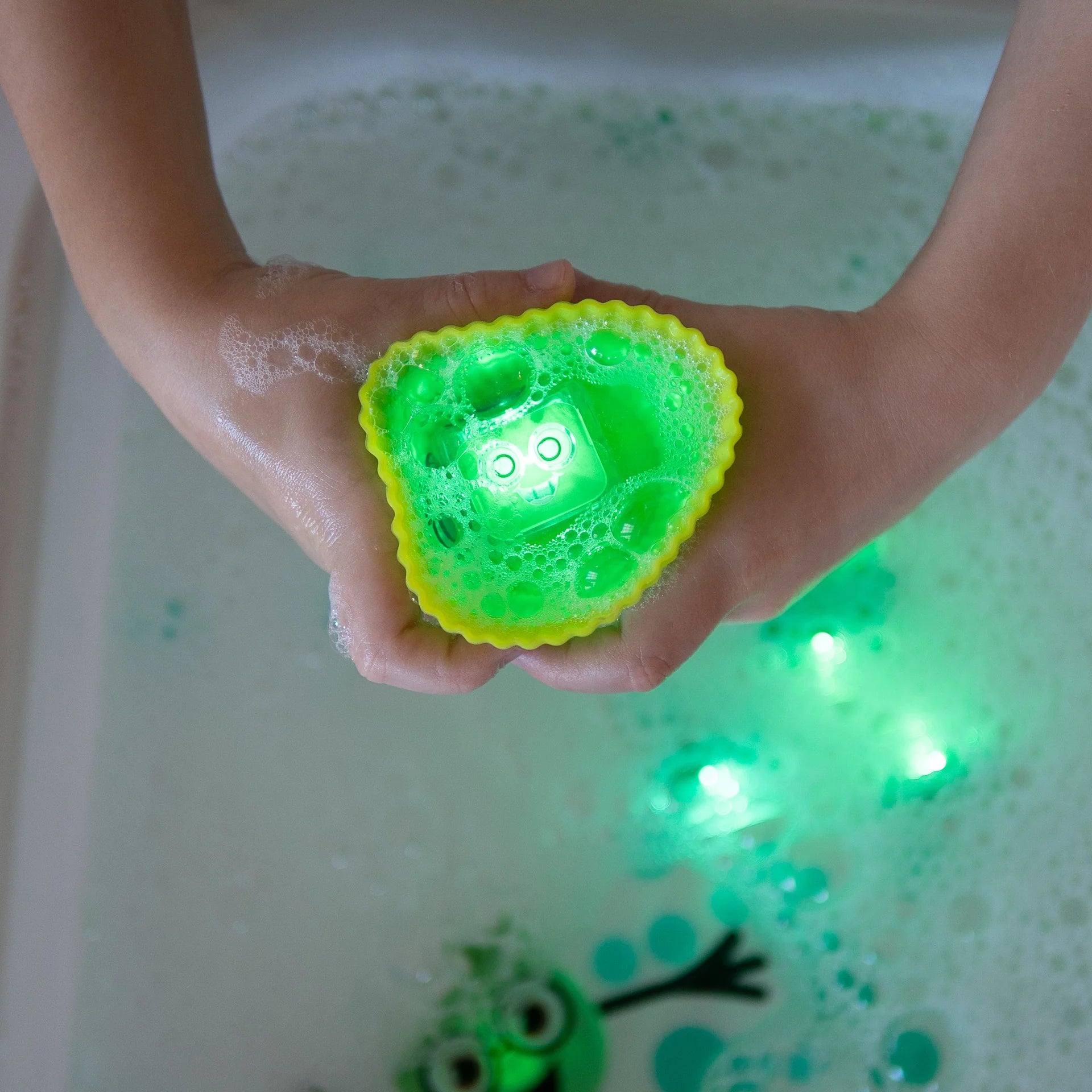 Cubes lumineux pour le bain | Pippa | Vert