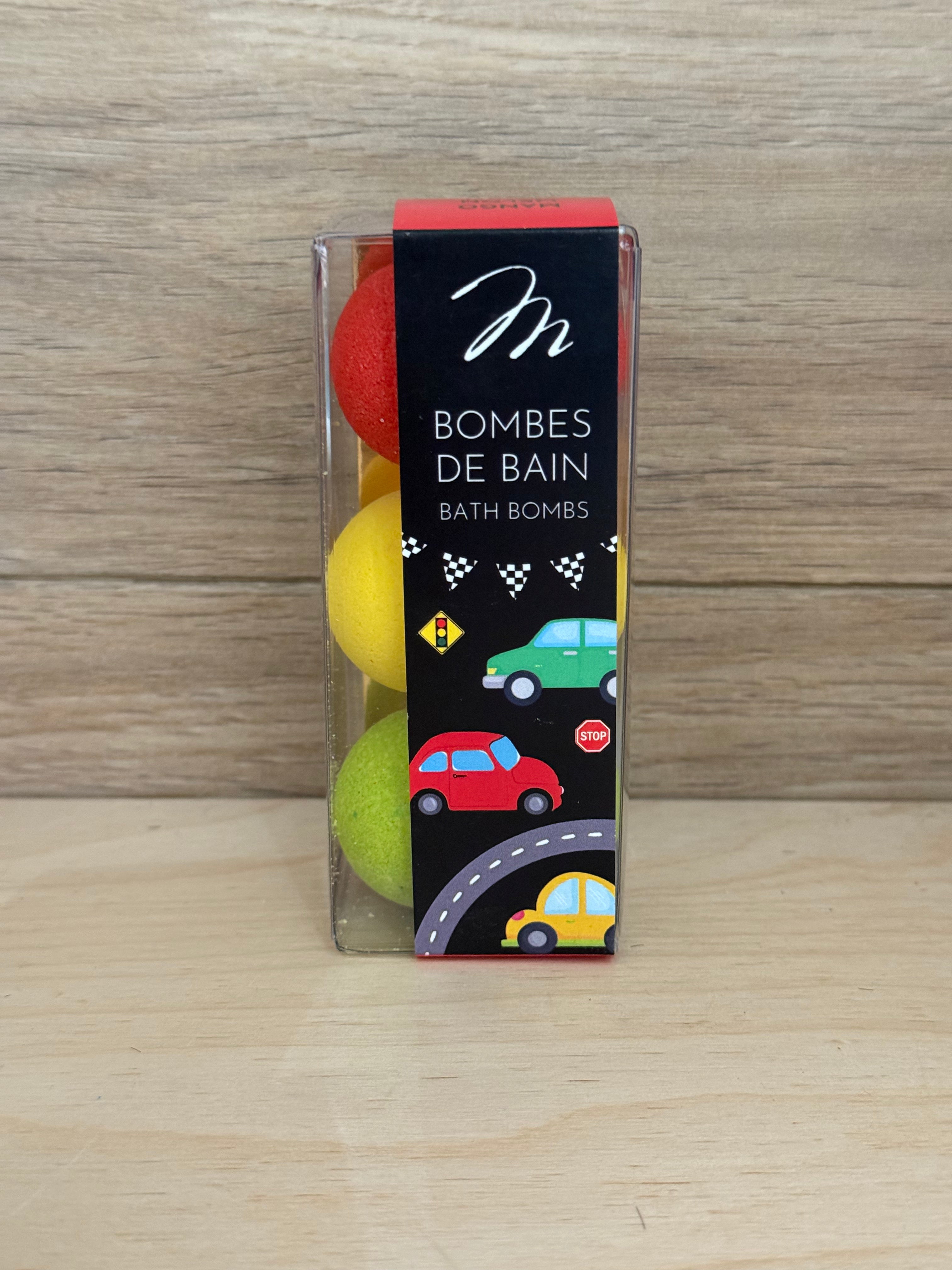 Bombes de bain | Réglette de 3 | Voitures