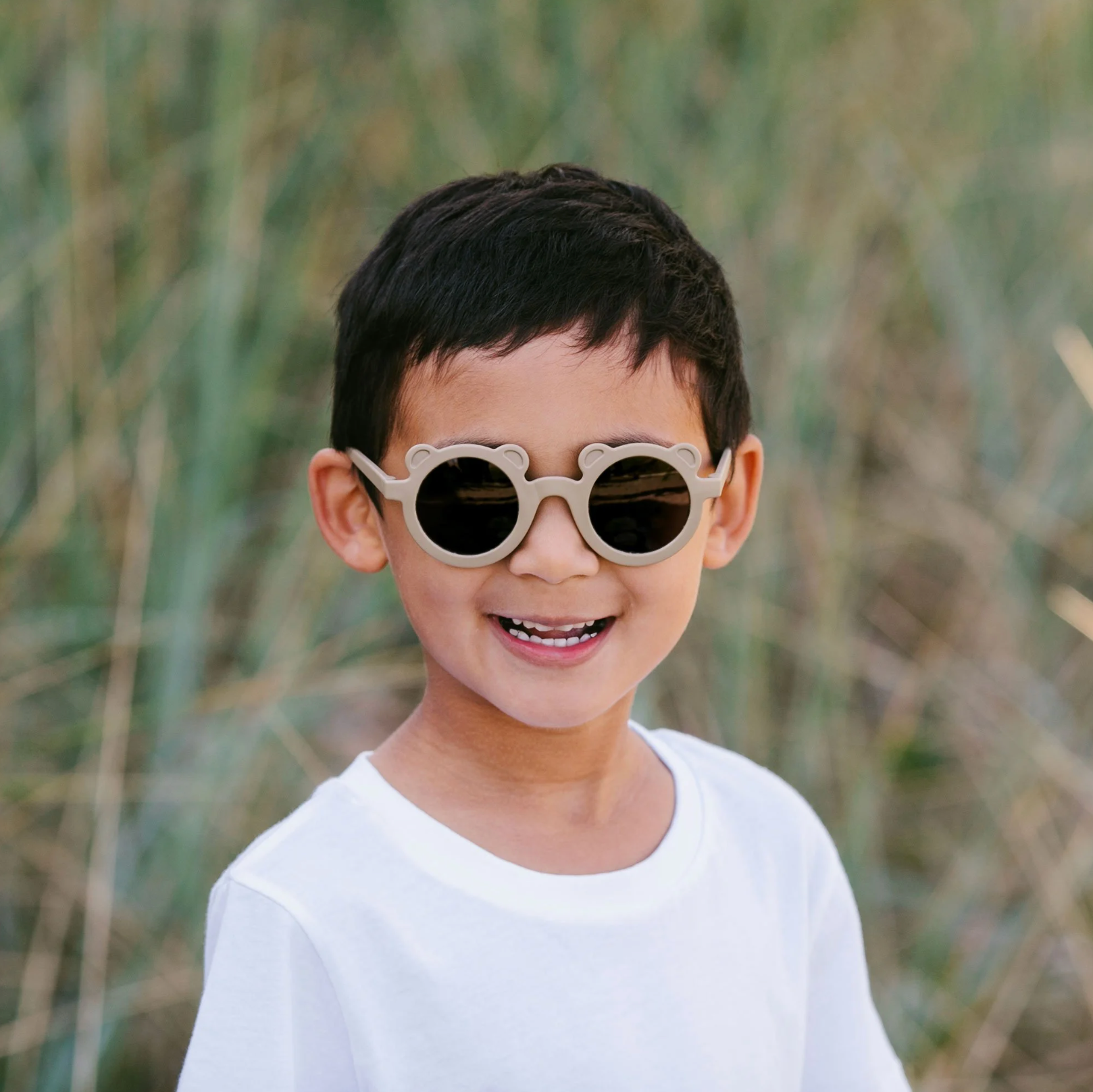 Lunettes de soleil polarisées ourson pour enfants | Kaki Olive