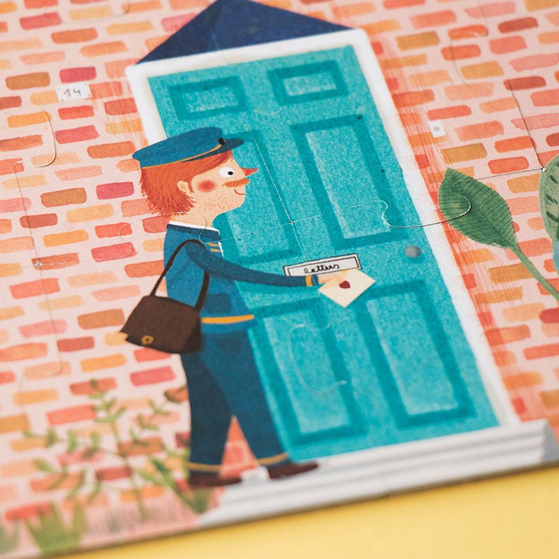 Puzzle réversible | Bienvenue chez moi