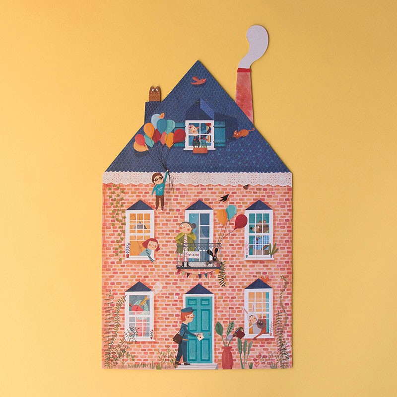 Puzzle réversible | Bienvenue chez moi