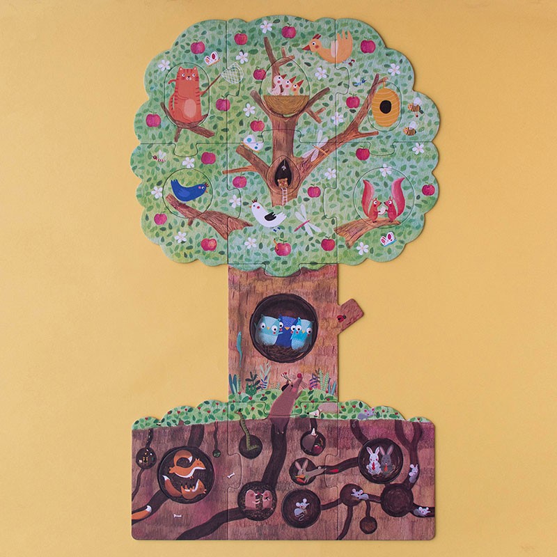 Puzzle réversible | Mon petit pommier