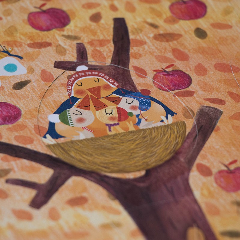 Puzzle réversible | Mon petit pommier