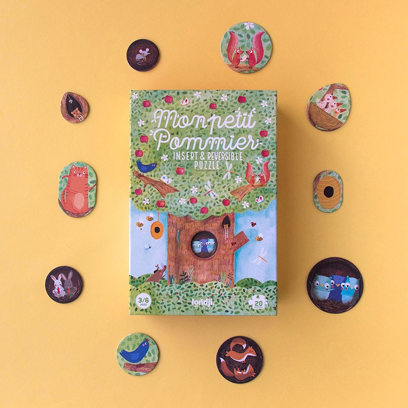 Puzzle réversible | Mon petit pommier