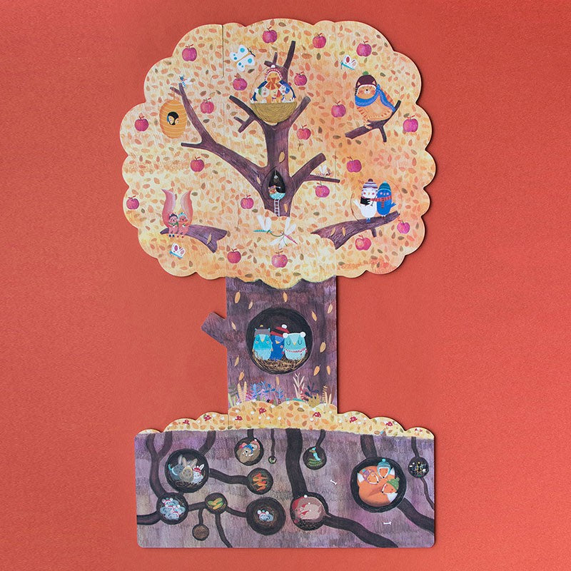 Puzzle réversible | Mon petit pommier