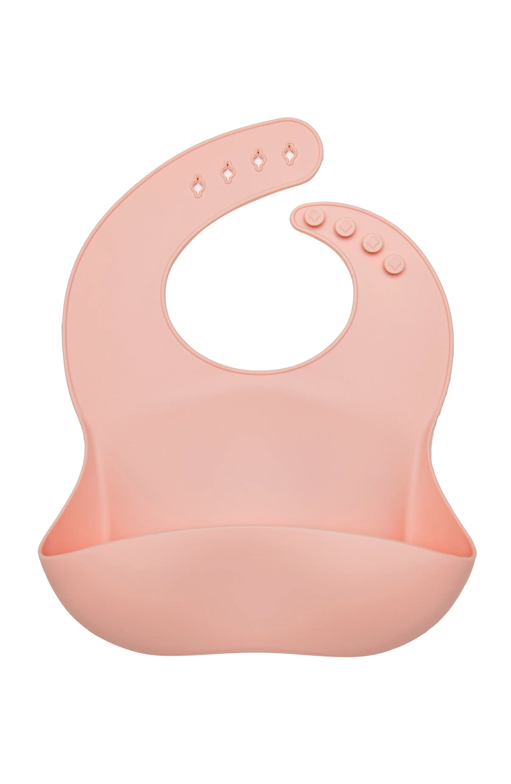 Bavette en silicone | Rose