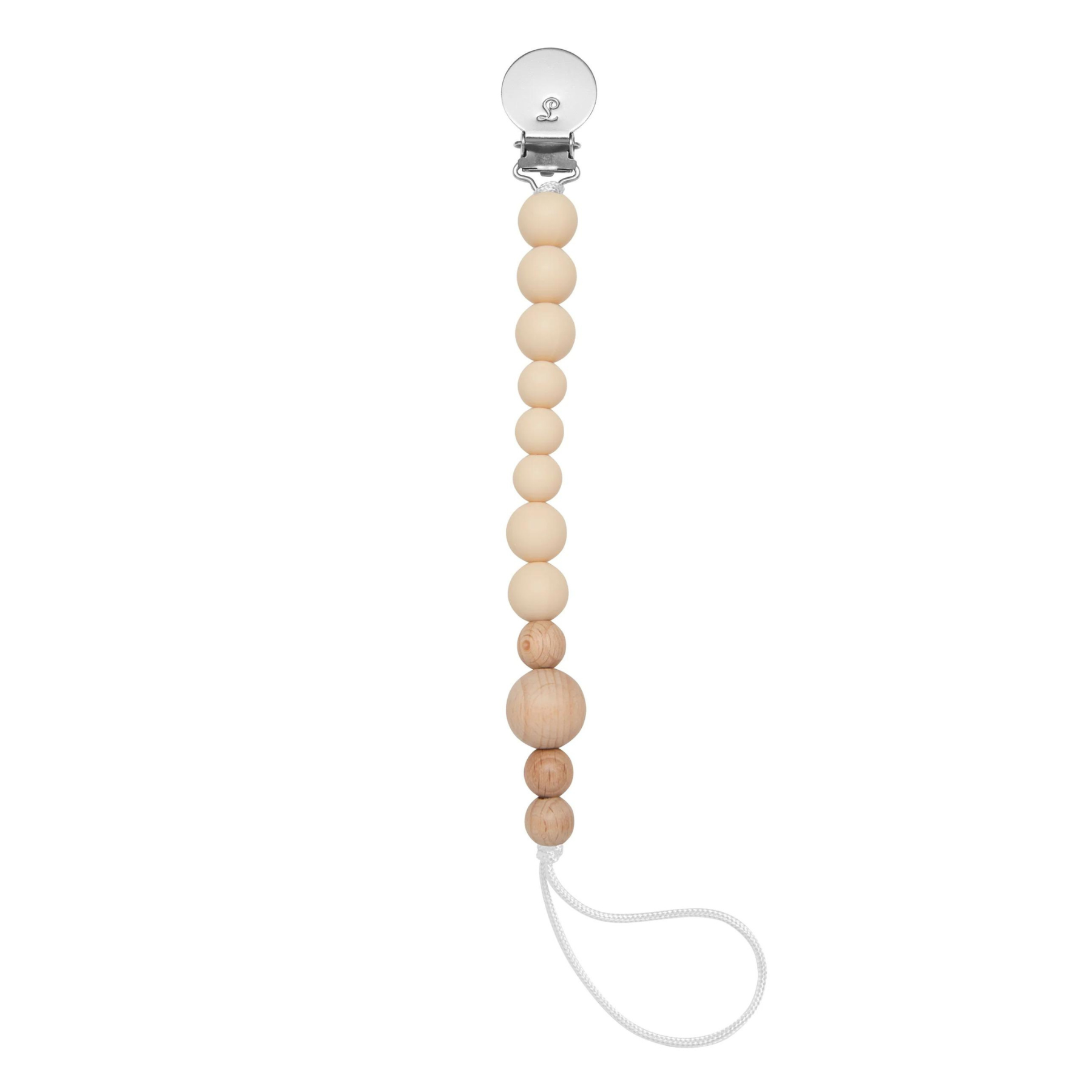 Attache-suce | Bois & silicone | Beige