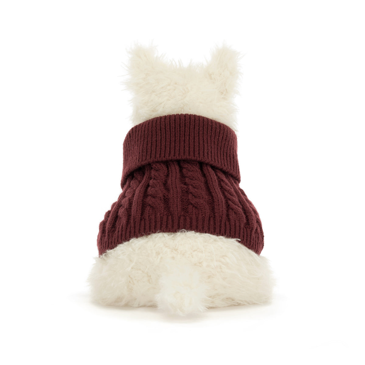 Munro le chien écossais avec pull d'hiver