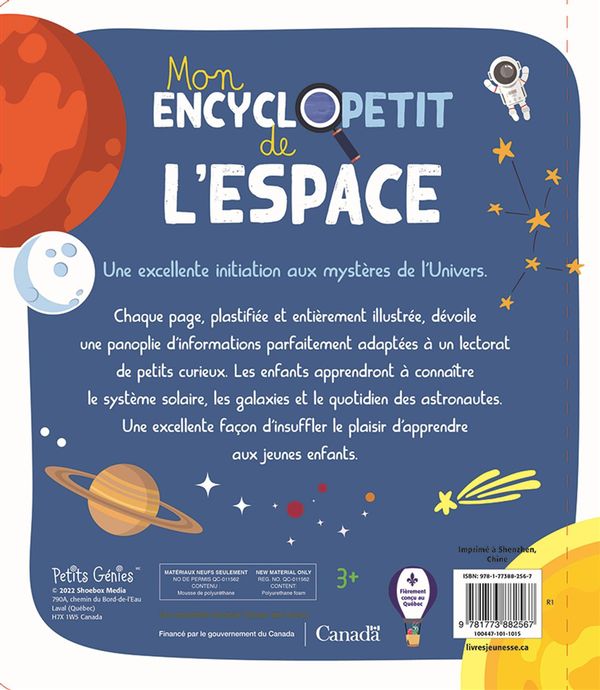 Livre | Mon encyclopetit de l'espace